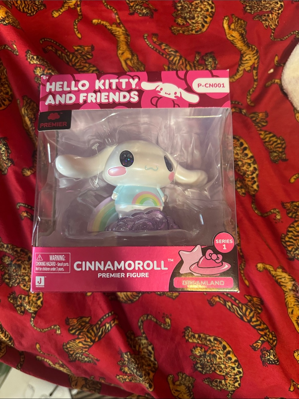 Hello Kitty Bright Pink Boxed Figure with White Character